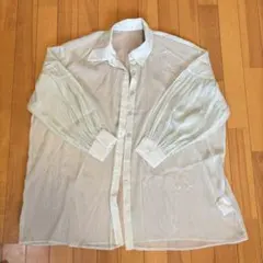 INGNI シアーシャツ ライトグリーン