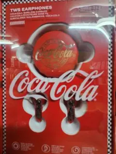 コカ・コーラ Coca-Cola ボトルキャップ型 ワイヤレスイヤホン【白
