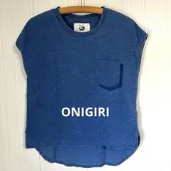 onigiri おにぎりコムサイズム　デニムTシャツ　美品のサムネイル