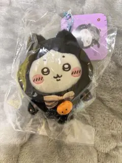 ちいかわ　黒猫のマスコット ハチワレ　ハロウィン