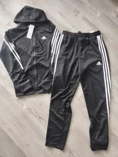 新品　adidas アディダス ジャージパーカー上下セット M