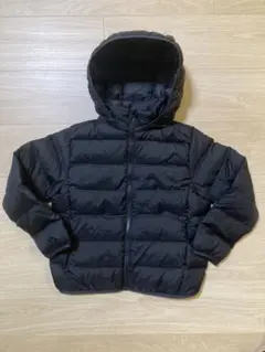 UNIQLO ユニクロ ウォームパデッドウォッシャブルパーカ キッズ 黒色