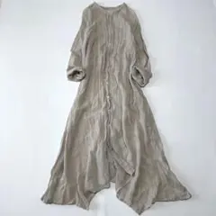 nest Robe リネン100% ガウンカーディガン 羽織 ドレープガウン nest Robe リネン100% ガウンカーディガン 羽織 ドレープガウン - メルカリ
