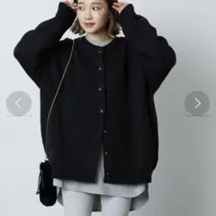 値下げ！新品　FREAK'S STORE ブラックカーディガン 長袖