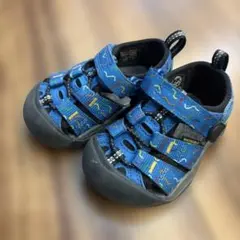 KEEN キッズサンダル 5J 青　ニューポートエイチツー