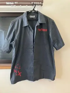 POTSHOT スカルデザイン ワークシャツ Lサイズ
