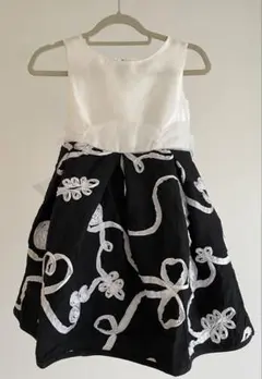 キッズドレス ホワイト/ブラック キャサリンコテージ 120 子ども フォーマル