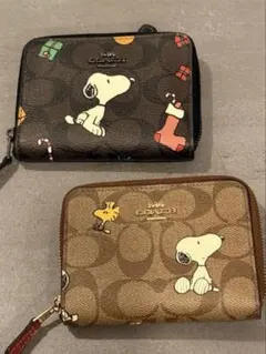 コーチ COACH×スヌーピー ウォレット 財布　2個セットのサムネイル