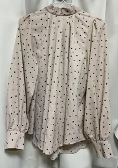 フロントタックリボンブラウス