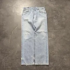 ☆新品/ドイツ輸入品/ZARA/ウォッシュ転写プリントバギーデニム/32