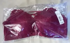 レースアップ ノンワイヤー 超盛ブラジャー&ショーツセット　⭐️c75