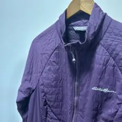 Eddie Bauer パープル　ジャンパー　ブルゾン　フルジップ