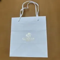 GODIVA ショッピングバッグ ホワイト 約20cm x 20cm