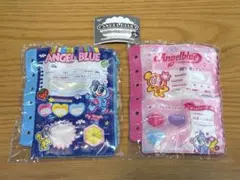 ☆ANGEL BLUE☆エンジェルブルー☆プロフィール帳風ポーチ☆2点セット☆