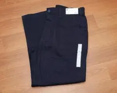 GU　ベイカーパンツ　紺色　XL　新品のサムネイル