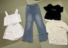 キッズ服セット（トップス・パンツ・ショートパンツ）