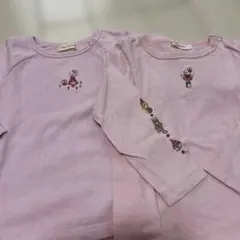 ニットプランナー　ピンクの長袖Tシャツ2点！
