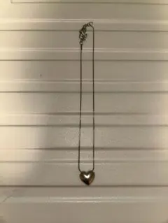 シルバー ハート型 ネックレス