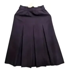 ヴィンテージ Christian Dior ボックスプリーツスカート黒ブラック