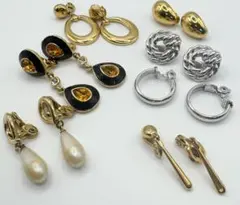 【美品】MONET モネ ヴィンテージ イヤリング 7点 豪華セット