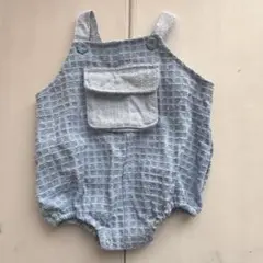 デニムロンパース