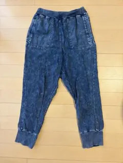 GU ケミカルウォッシュ ジョガーパンツ 150のサムネイル