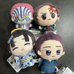 鬼滅の刃 ちびぐるみvol.7 狛治＆恋雪＆猗窩座＆炭治郎　4種類セット