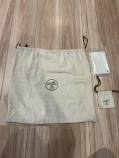 HERMES birkin25 巾着袋 5点セット 保存袋 - メルカリ