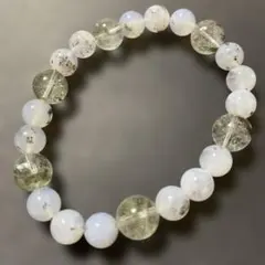 最終値下げ‼️モスアゲートガーデンクォーツ　天然石ブレスレット