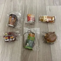マクドナルド ハッピーセット フードストラップ ミニチュアストラップ