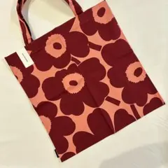 ラスト１点　marimekko 廃盤色PieniUnikko ファブリックバッグ