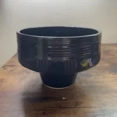 ★★陶器製 フラワーベース 花瓶 鉢 ブラック