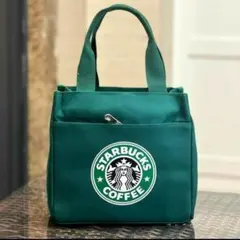 大容量 スターバックス トートバッグ 緑