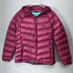 L.L.Bean＊フード付きダウンジャケット M パープル系