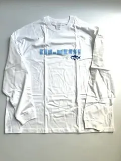 KIN-MESHI ロゴ ロングスリーブTシャツ ホワイト Mのサムネイル