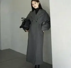 新品未使用品】ELLIE ロングリバーコート - メルカリ