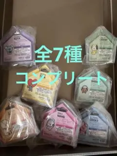 BT21 パッケージチャーム＆チョコボーロ 全７種コンプリート