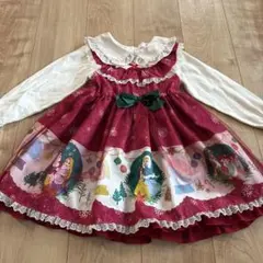 ディズニー プリンセス キッズ ワンピース ドレス クリスマス