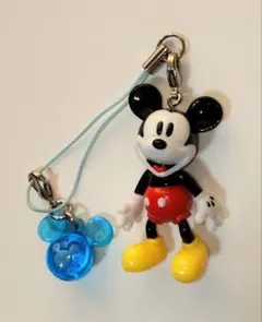 ミッキーマウス ぶらぶら携帯ストラップ ディズニー リゾート限定