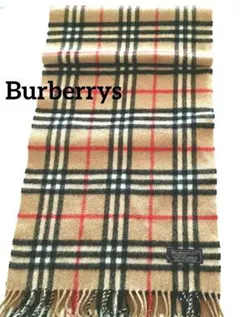 ☆Burberrys☆ 100%カシミヤ チェックマフラー