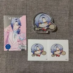 ミラン・ケストレル 8周年 アクリルブロック メタルカード ステッカー