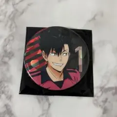 ハイキュー!! ゴミ捨て場の決戦 缶バッジ ホログラム 黒尾鉄郎 ハイキュー展