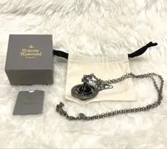正規品　VivienneWestwood オーナメンタルオーブ花刻印　ネックレス