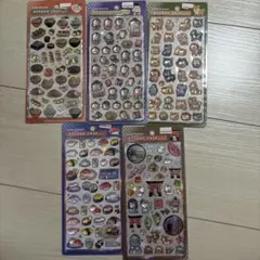 ボンボンドロップシール　和柄　5種類