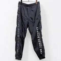 adidas 3ストライプ トラックパンツ ブラック M