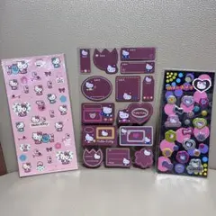 ハローキティ　キティちゃん　シール　レトロ　平成レトロ　サンリオ　ギャル　デコ