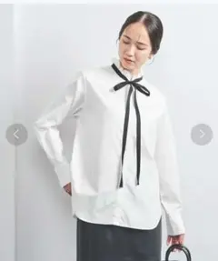 新品☆UNITED ARROWS オーガンジー ペプラム フレア ブラウス | Mercari