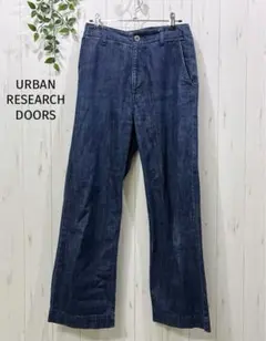 URBANRESEARCH DOORS♪ダークブルー ストレートデニム 36