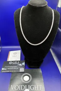 至高の輝き】モアサナイト テニスネックレス 12.5ct S925 3mm - メルカリ