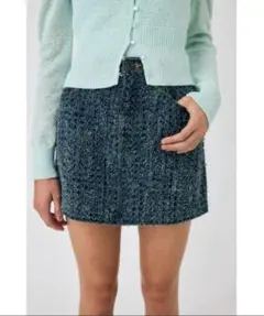 moussy マウジー FLUFFY DENIM ミニスカート